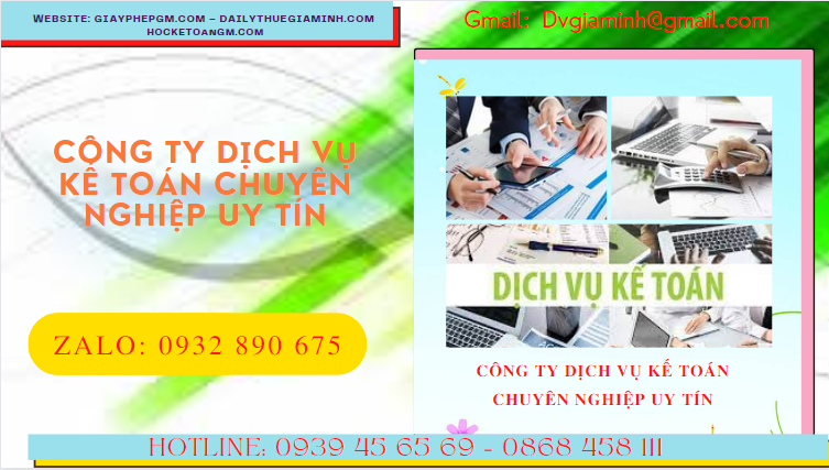 Công ty dịch vụ kế toán chuyên nghiệp uy tín tại Tuyên Quang