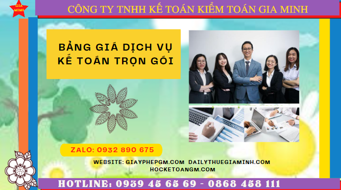 BẢNG BÁO GIÁ DỊCH VỤ KẾ TOÁN TRỌN GÓI TẠI HẬU GIANG 6 Dịch vụ kế toán trọn gói Hậu Giang năm 2023
