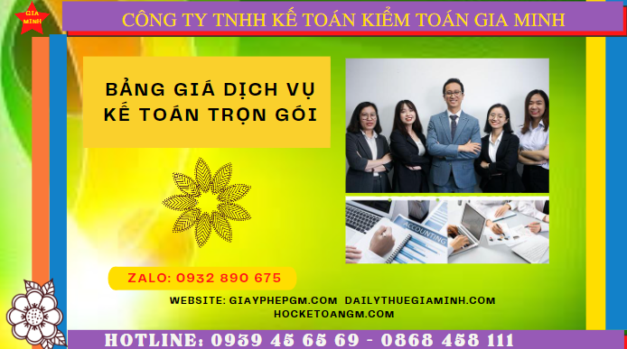 Bảng Báo Giá Dịch Vụ Kế Toán Trọn Gói Tại Thành Phố Cần Thơ – Chi Tiết, Rõ Ràng, Tiết Kiệm 6 Dịch vụ kế toán trọn gói Thành Phố Cần Thơ năm 2023