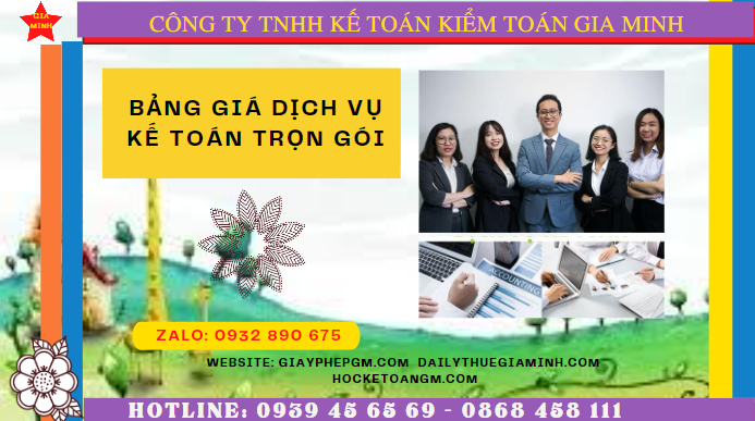 Dịch vụ kế toán trọn gói Thành phố Phủ Lý năm 2023