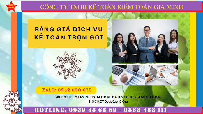 BẢNG BÁO GIÁ DỊCH VỤ KẾ TOÁN TRỌN GÓI TẠI TP HẢI PHÒNG 6 Dịch vụ kế toán trọn gói TP Hải Phòng năm 2023