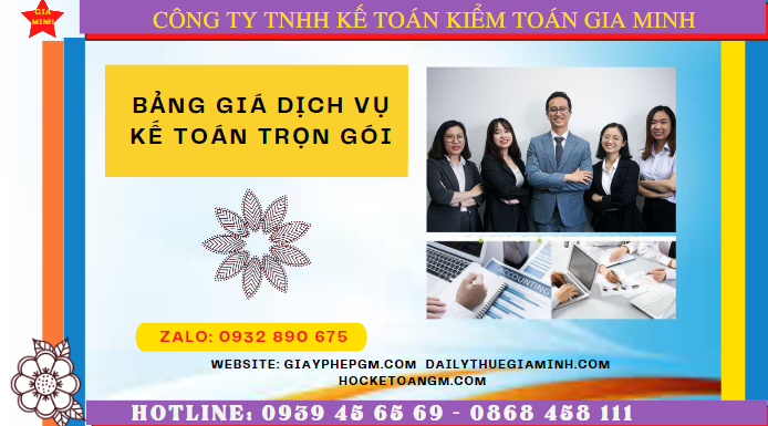 Dịch vụ kế toán trọn gói Vĩnh Phúc năm 2023