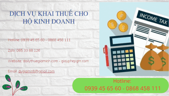 Dịch vụ khai thuế cho hộ kinh doanh tại Bạc Liêu