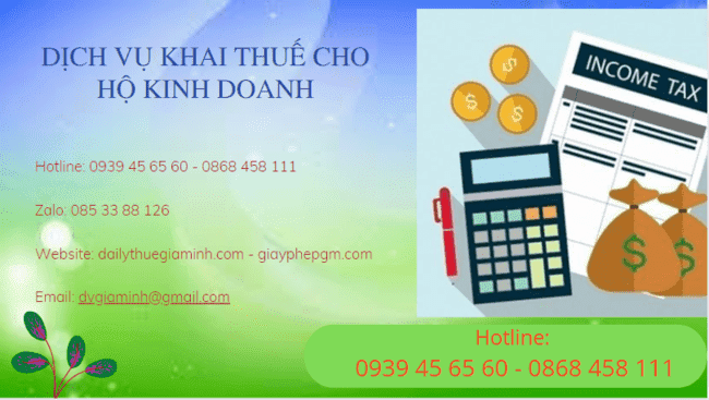 Dịch vụ khai thuế cho hộ kinh doanh tại Hà Nội
