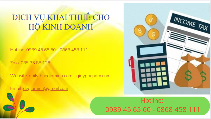 Dịch vụ khai thuế cho hộ kinh doanh tại Hậu Giang