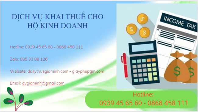 Dịch vụ khai thuế cho hộ kinh doanh tại Hòa Bình