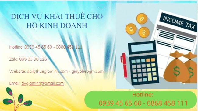 Dịch vụ khai thuế cho hộ kinh doanh tại HuếDịch vụ khai thuế cho hộ kinh doanh tại Huế