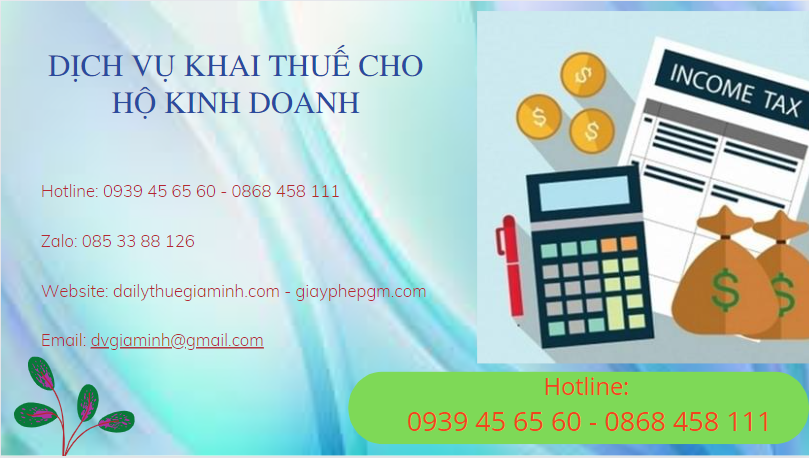 Dịch vụ khai thuế cho hộ kinh doanh tại Khánh Hòa