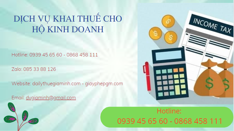 Dịch vụ khai thuế cho hộ kinh doanh tại Kiên Giang