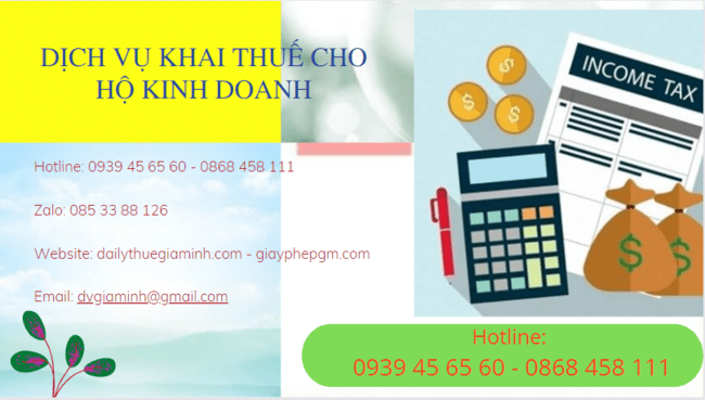 Dịch vụ khai thuế cho hộ kinh doanh tại Lai Châu