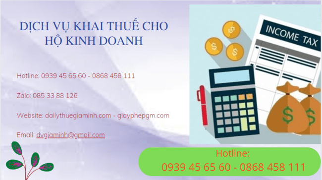 Dịch vụ khai thuế cho hộ kinh doanh tại Lâm Đồng