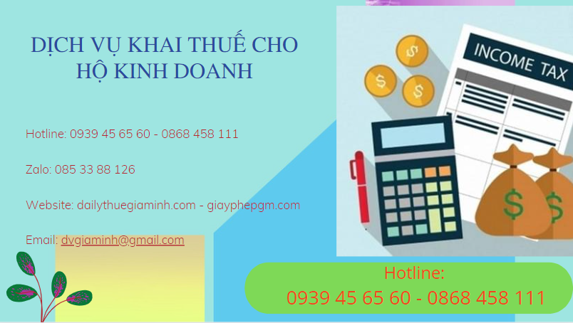 Dịch vụ khai thuế cho hộ kinh doanh long an 6 Dịch vụ khai thuế cho hộ kinh doanh tại Long An