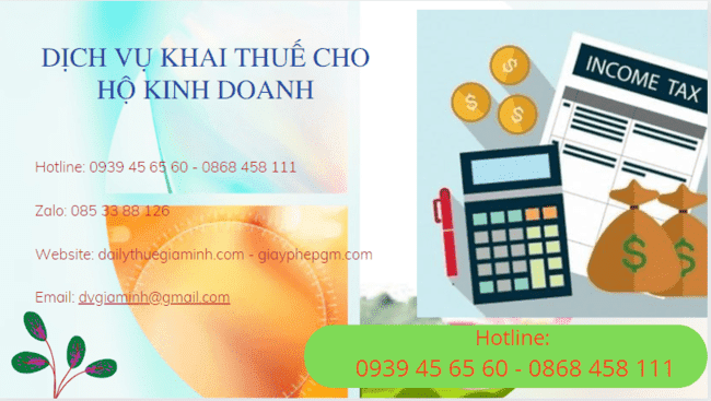 Dịch vụ khai thuế cho hộ kinh doanh tại Nghệ An