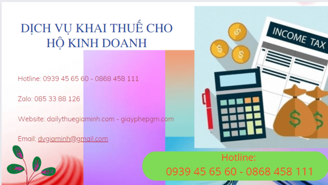 Dịch vụ khai thuế cho hộ kinh doanh tại Sơn La