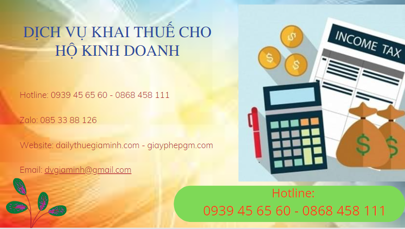 DỊCH VỤ KHAI THUẾ CHO HỘ KINH DOANH THANH HÓA 6 Dịch vụ khai thuế cho hộ kinh doanh tại Thanh Hóa