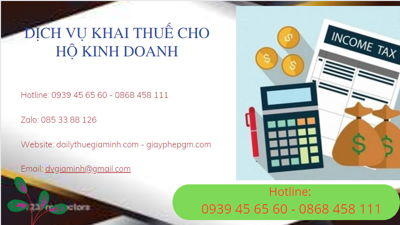 Dịch vụ khai thuế cho hộ kinh doanh tại Thành Phố Hải Phòng