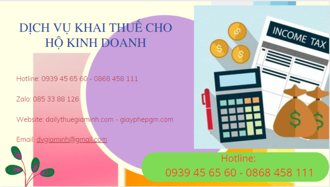 Dịch vụ khai thuế cho hộ kinh doanh tại Thành Phố Huế
