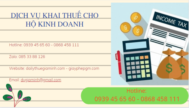 DỊCH VỤ KHAI THUẾ CHO HỘ KINH DOANH THÀNH PHỐ HƯNG YÊN 6 Dịch vụ khai thuế cho hộ kinh doanh tại Thành Phố Hưng Yên