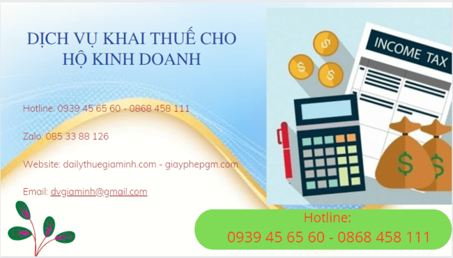 Dịch vụ khai thuế cho hộ kinh doanh tại Thừa Thiên Huế