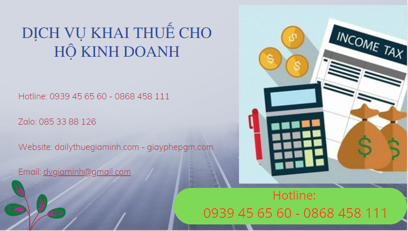 Dịch vụ khai thuế cho hộ kinh doanh tại Quận Ninh Kiều