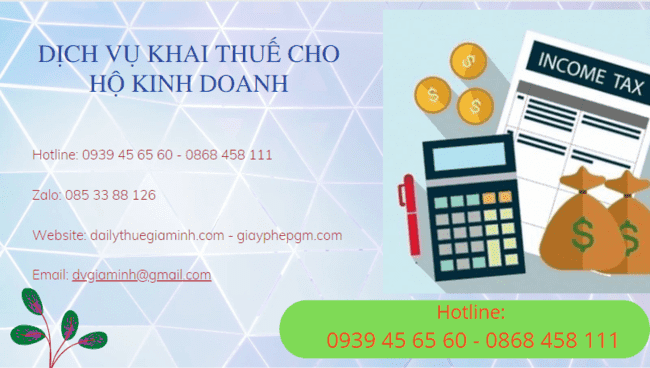 Dịch vụ khai thuế cho hộ kinh doanh vũng tàu 6 Dịch vụ khai thuế cho hộ kinh doanh tại Vũng Tàu