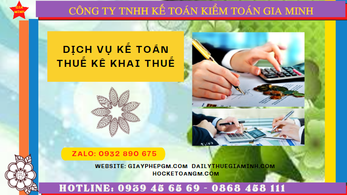Dịch vụ làm báo cáo thuế hàng tháng tại An Giang