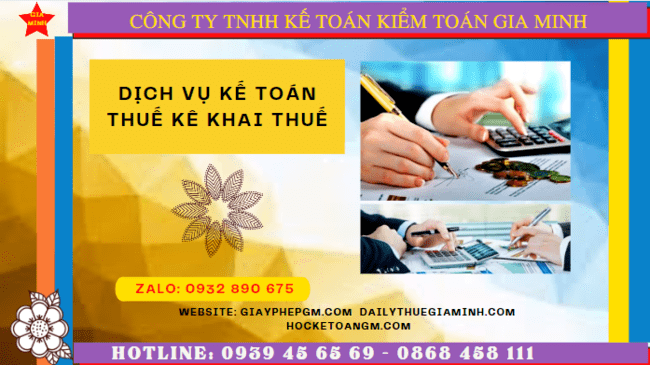 Dịch vụ làm báo cáo thuế hàng tháng tại Cao Bằng