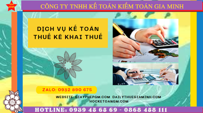 Dịch vụ kế toán thuế kê khai thuế lần đầu tại Đà Nẵng 6 Dịch vụ làm báo cáo thuế hàng tháng tại Đà Nẵng
