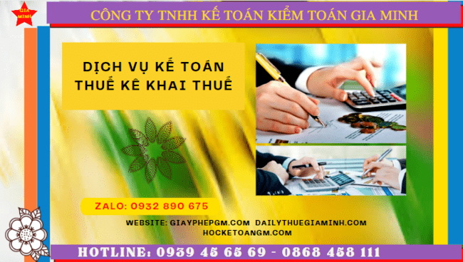 Dịch vụ làm báo cáo thuế hàng tháng tại Điện Biên