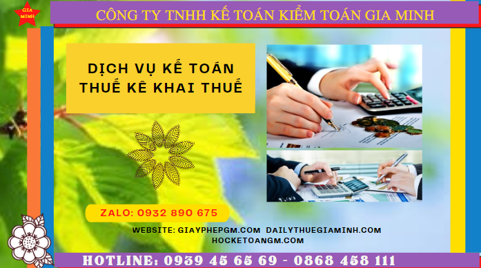 Dịch vụ làm báo cáo thuế hàng tháng tại Hà Nội