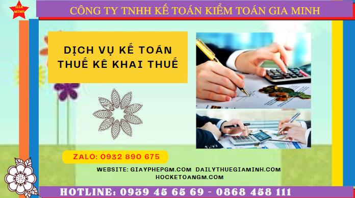 Dịch vụ làm báo cáo thuế hàng tháng tại Hậu Giang