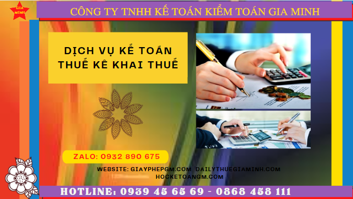 Dịch vụ làm báo cáo thuế hàng tháng tại Sóc Trăng