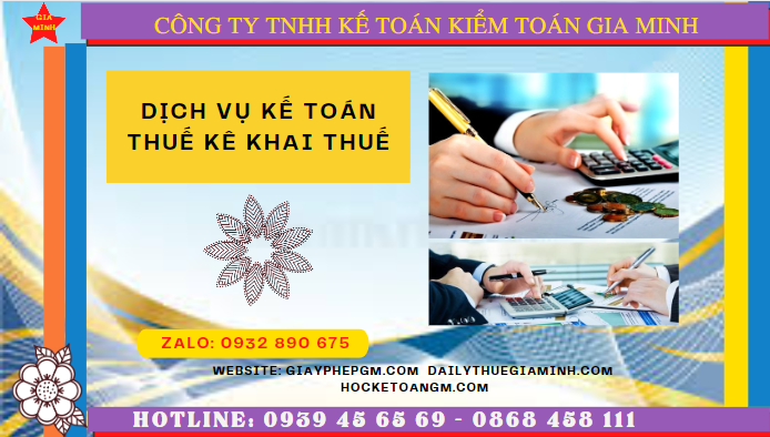 Dịch vụ làm báo cáo thuế hàng tháng tại Thanh Hóa