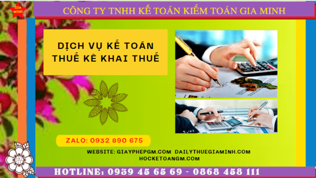 Dịch vụ kế toán thuế kê khai thuế lần đầu tại thành phố Đà Nẵng 6 Dịch vụ làm báo cáo thuế hàng tháng tại Thành Phố Đà Nẵng