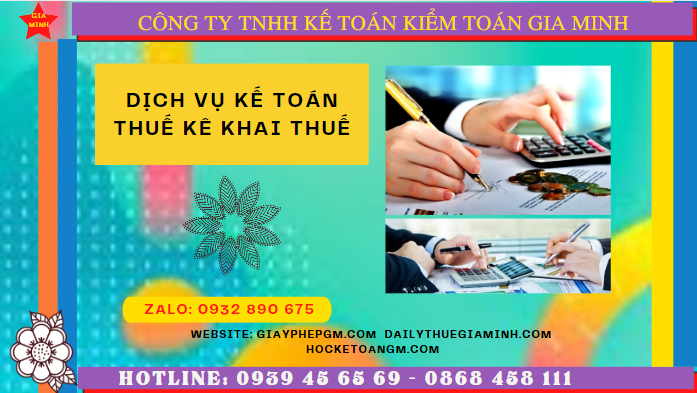 Dịch vụ làm báo cáo thuế hàng tháng tại Thành Phố Hà Nội
