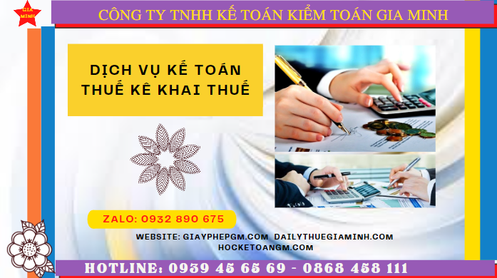 Dịch vụ làm báo cáo thuế hàng tháng tại Thành Phố Huế