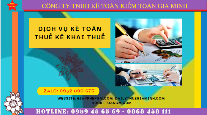 Dịch vụ làm báo cáo thuế hàng tháng tại Thành phố Phủ Lý