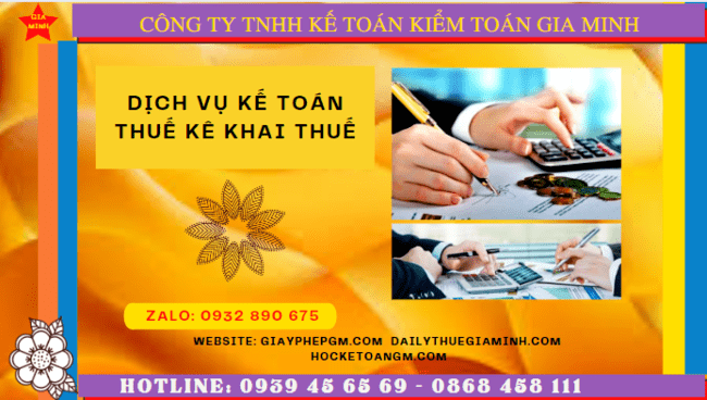 Dịch vụ làm báo cáo thuế hàng tháng tại Tuyên Quang