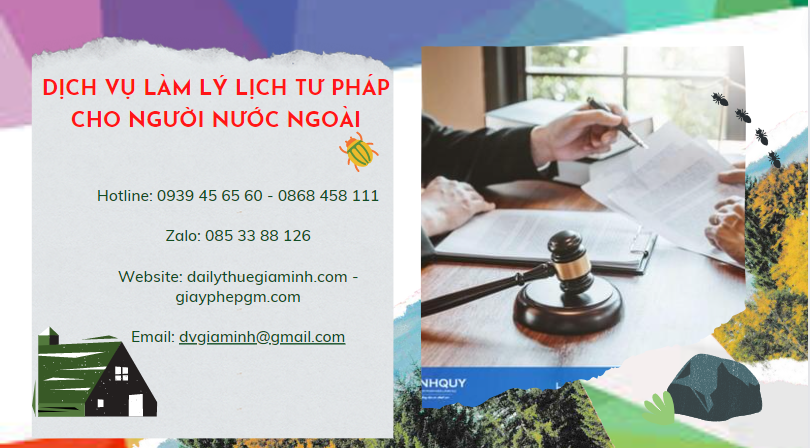 Dịch vụ làm lý lịch tư pháp cho người nước ngoài nhanh tại Nha Trang
