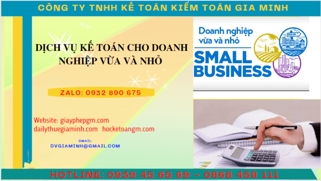 Dịch vụ làm sổ sách kế toán cho doanh nghiệp nhỏ tại TP Hồ Chí Minh