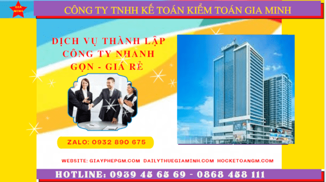 Dịch vụ thành lập công ty tại Điện Biên nhanh gọn