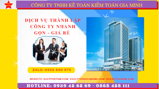 Dịch vụ thành lập công ty tại Hòa Bình nhanh gọn