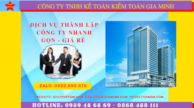 Dịch vụ thành lập công ty tại Vĩnh Long nhanh gọn - giá rẻ chỉ 1.500.000