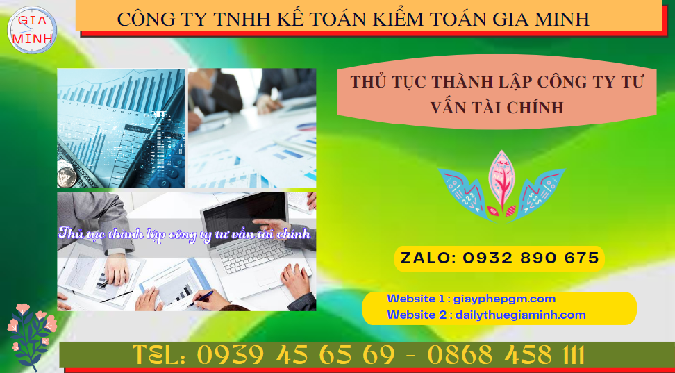 Thủ tục thành lập công ty tư vấn tài chính tại an giang 5 Dịch vụ thành lập công ty tư vấn tài chính tại An Giang