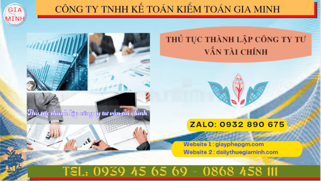 Thủ tục thành lập công ty tư vấn tài chính tại bắc giang 5 Dịch vụ thành lập công ty tư vấn tài chính tại Bắc Giang