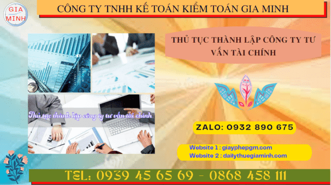 Thủ tục thành lập công ty tư vấn tài chính tại bạc liêu 5 Dịch vụ thành lập công ty tư vấn tài chính tại Bạc Liêu