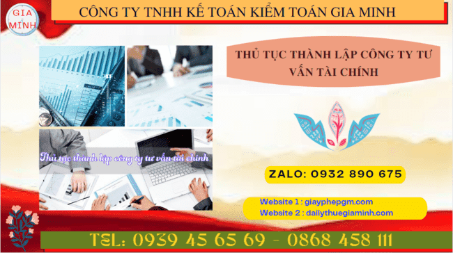 Thủ tục thành lập công ty tư vấn tài chính tại bình dương 5 Dịch vụ thành lập công ty tư vấn tài chính tại Bình Dương