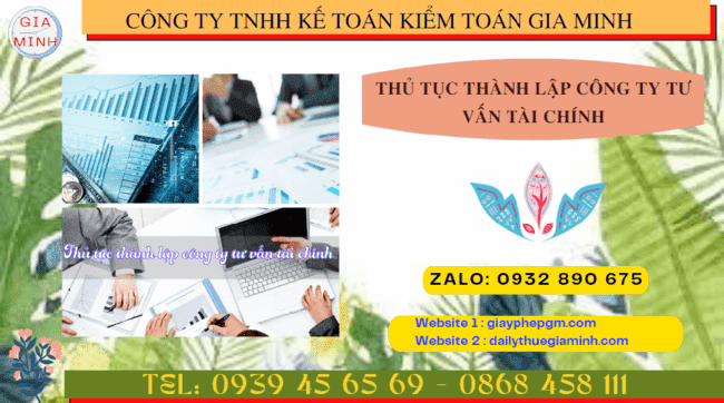 Dịch vụ thành lập công ty tư vấn tài chính tại Đắk Lắk 