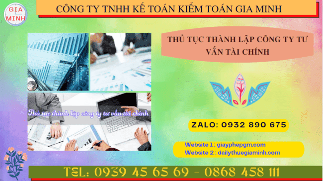Thủ tục thành lập công ty tư vấn tài chính tại hưng yên 5 Dịch vụ thành lập công ty tư vấn tài chính tại Hưng Yên