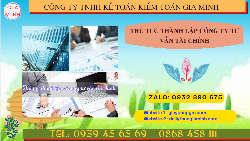 Thủ tục thành lập công ty tư vấn tài chính tại Lào Cai 8 Dịch vụ thành lập công ty tư vấn tài chính tại Lào Cai